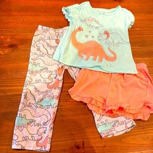 Dinosaur pj set